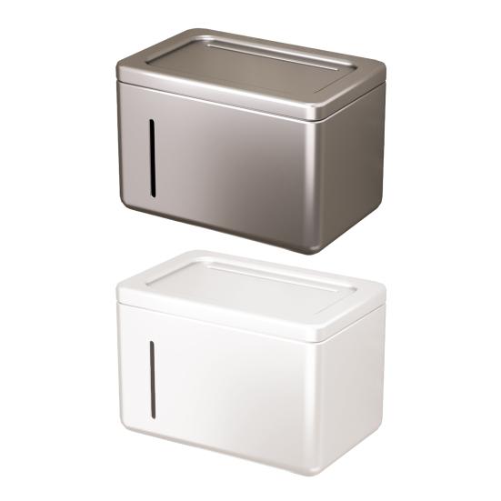 Napkin Storage Box Wall Mounted Waterproof Toilet Paper Holder Non-drilled Easy Installation Bathroom Organizer