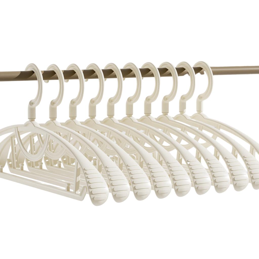 Plastic Non-Slip Clothes Hangers Durable Windproof Clothes Hanger For Home Thickening Non-Marking Wear Resistant Durable Hangers