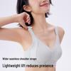 Seamless Jelly Soft Support Bra for Women - Comfortable, Wire-Free, Anti-Sag, Plus Size, Breathable, and Smooths Underarm.