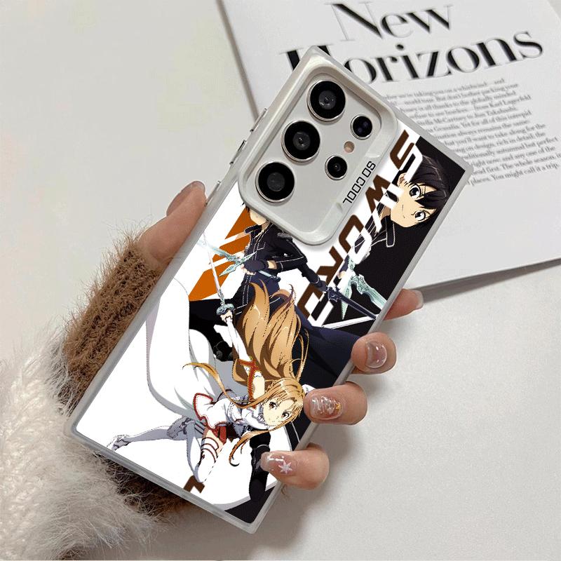 Anime Sword Art Online SAO Weiche Handyhülle für Samsung Galaxy S24 S25 FE S26 Edge S23 Ultra S22 Plus S21 + Stoßfeste Rückabdeckung
