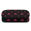 Pencil Case Organized Storage Strong Polyester Fabric Zipper Closure with Mesh Pocket Removable Divider and Pen Slots for Students