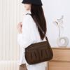 New Trendy One-Shoulder Crossbody Shopping Bag Multi-Compartment Casual Middle-Aged Mother Bag Nylon Cloth Women'S Bag