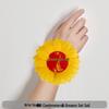 Sunflower Bracelet Corsage for Children's Sports Meet and Dance Performances