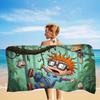 Cartoon R-Rugrat Microfiber Beach Towel Absorbent Quick dry Soft Yoga Swimming Resort Mountain Climbing Towel