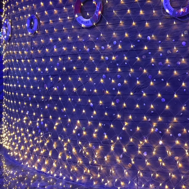 24V Solar LED Net Lights: Colorful, Waterproof, Outdoor Decorative Christmas Lights