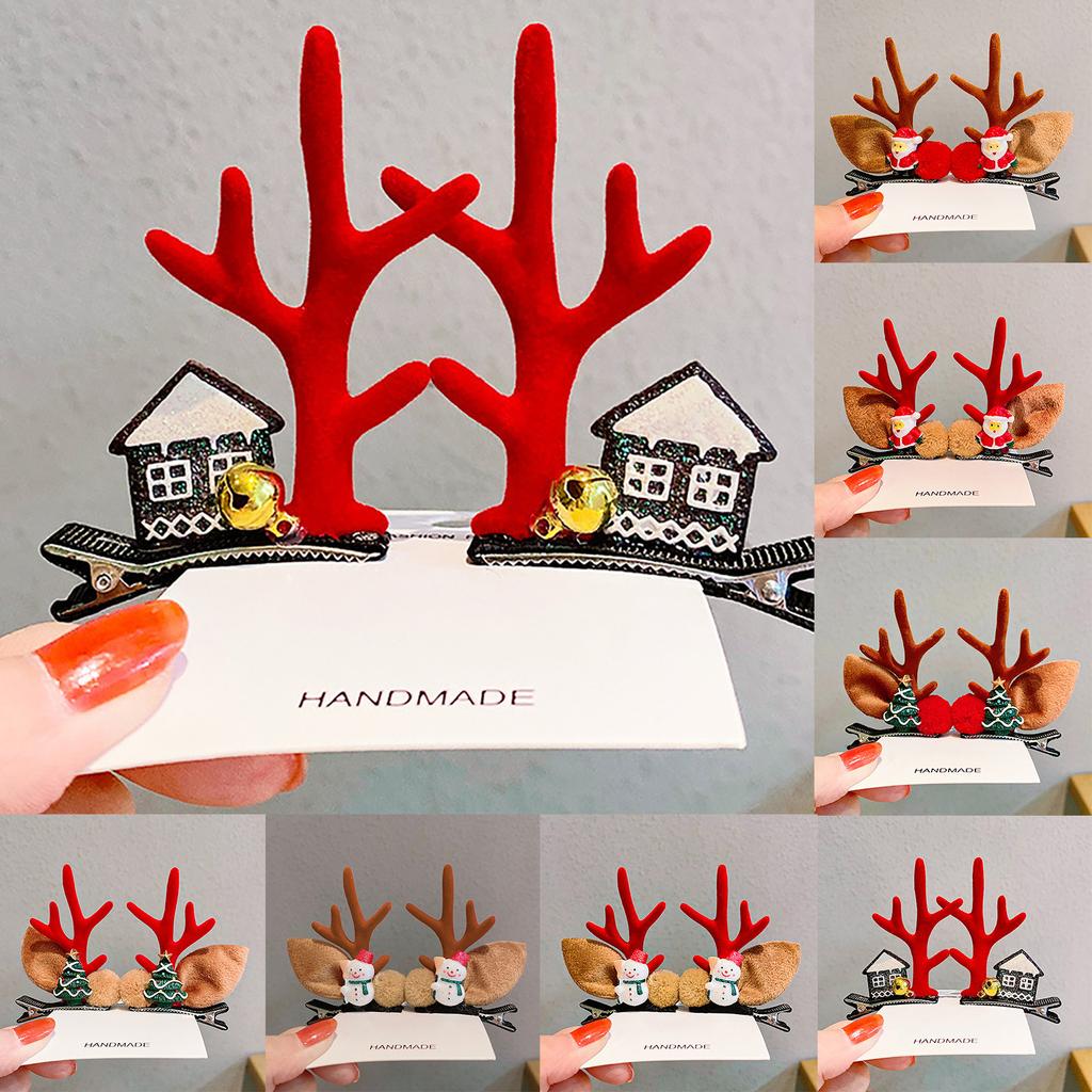 Christmas Antler Hair Clip Headdress  Clip Cute Hair Accessories