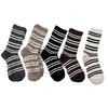 Striped Wool Socks Thermal Thickened Tube Socks Internet Celebrity Socks Retro Stacking Stockings