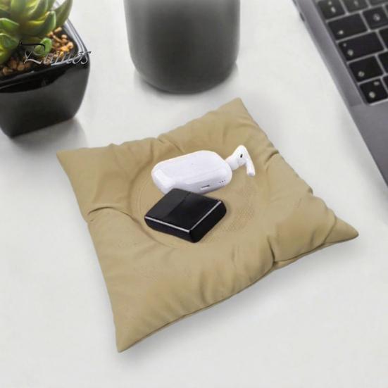 Multi-purpose Desk Tray 3D Printed Pillow Coaster, One-Piece Molding Durable Tray, Minimalist Desktop Coaster Decorative for Storage And Table