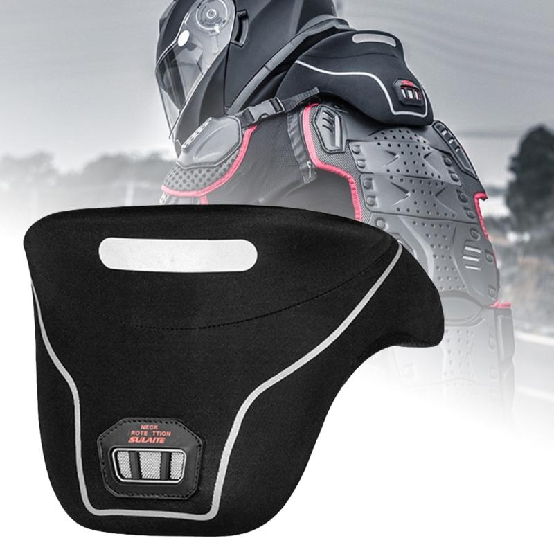 Motorcycle Ride Neck Support Breathable Comfort Neck Brace Motorbike Safety Accessories Designs for Crash Protectios