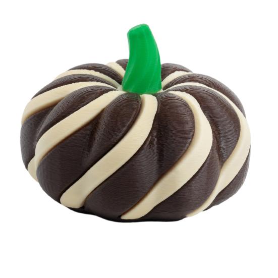 

Pumpkin Spinner Decompression Toy 3D Printed Stress Relief And Anxiety Reduction Fidget Toy Smooth Spin And Stretch Sensory Toy for Office