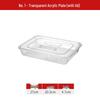 Wuhe Acrylic Transparent Rectangular Display Tray with Lid
