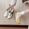 College style rubber sole running shoes autumn new three-color trend women's platform sneakers