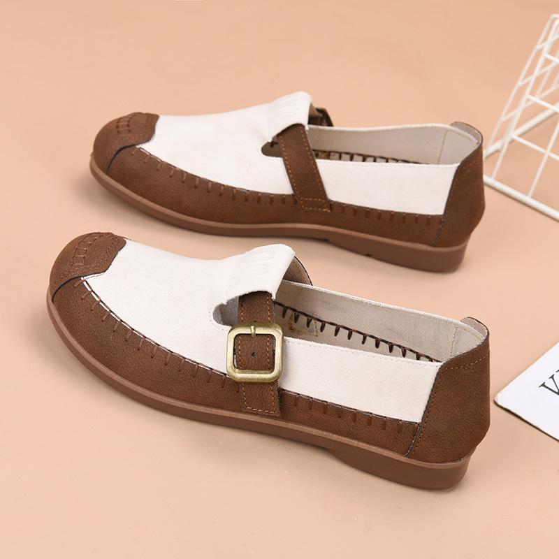 

Spring and Autumn New Cloth Shoes Women s Single Shoes Fashion Versatile Birkenstocks Women s Comfortable Soft Sole One Pedal 41