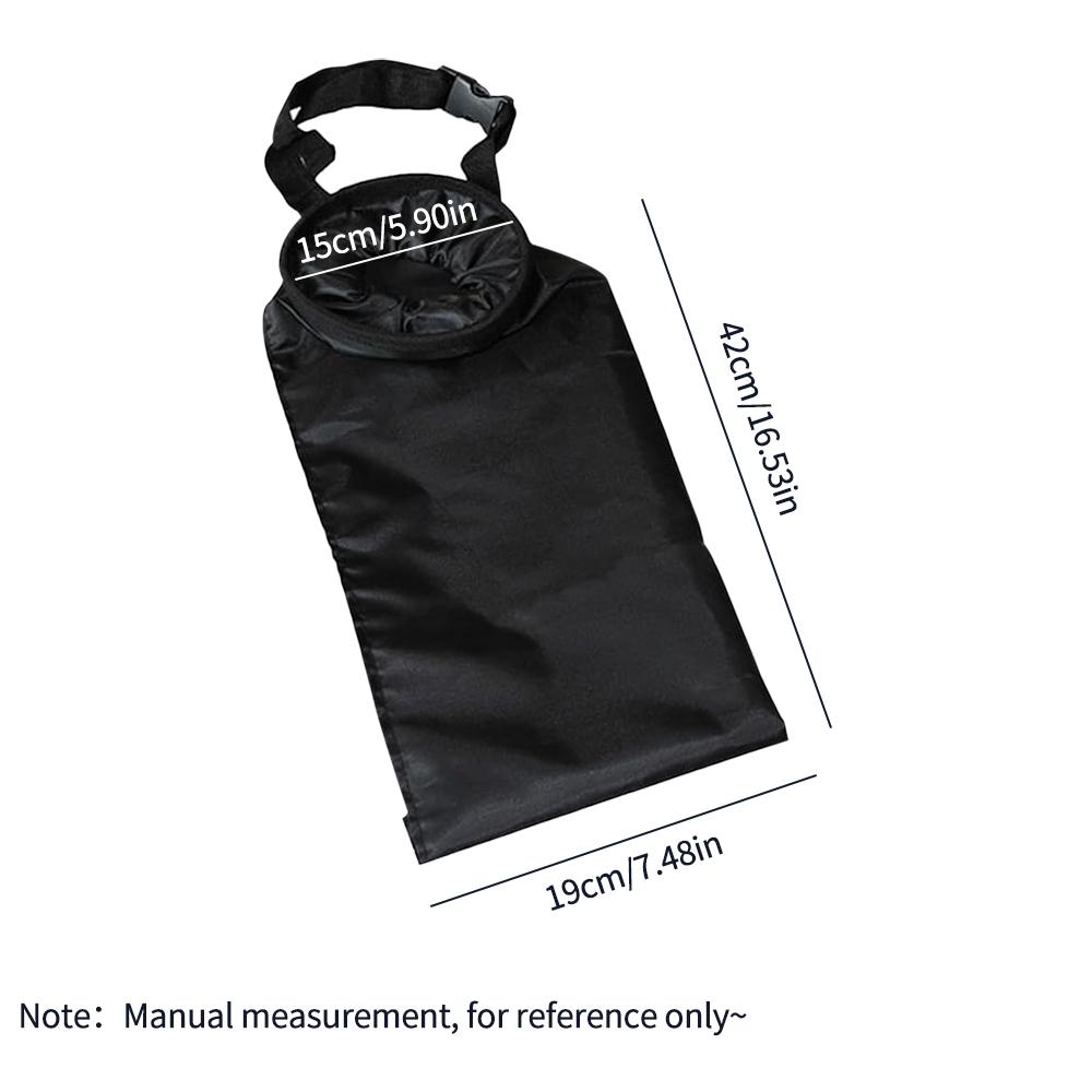 Portable Car Seat Back Trash Holder Hang Litter Bag Garbage Storage Rubbish Container Oxford Cloth Car Waste Bins Cleaning Tools