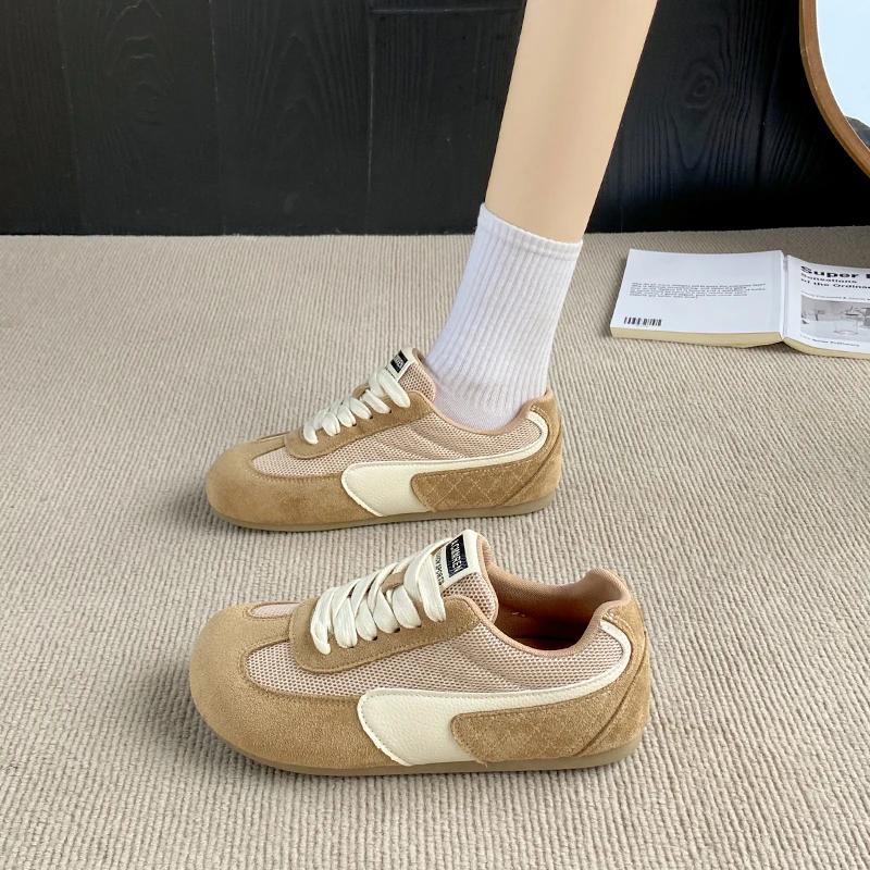 Fashion 2025 Brand Shoes Female Front Lace-up Women's Vulcanize Shoes Fashion Casual Comfortable Light Breathable Sneakers Zapatos Mujer