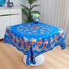 Festive Square Waterproof And Oil-Proof Tablecloth Free Anti-Scalding Baxian Table Dining Table Cloth Mahjong Table Square Table Round Table