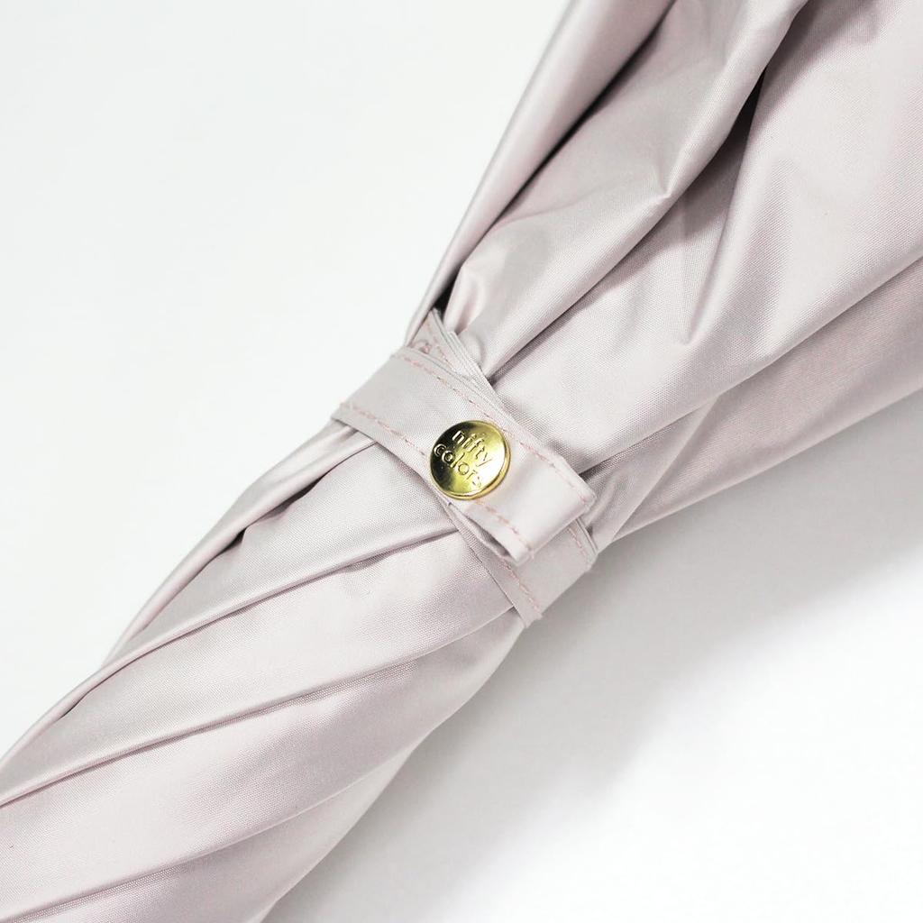 Nifty Colors Long Mellow 2453PK Umbrella, Light-Shielding Frill,