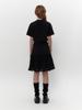 TUOMIO Mesh Frill Layered Skirt [Black]