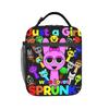Custom S-Sprunkies Portable Lunch Box for Women Waterproof Music Game Cooler Thermal Food Insulated Lunch Bag School Student