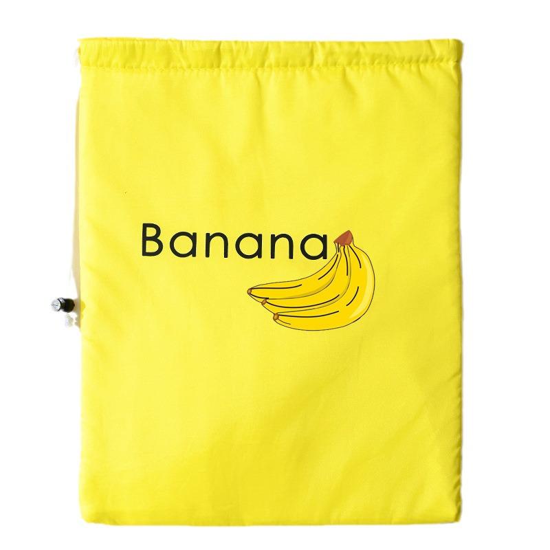 Polyester Drawstring Food-Grade Storage Bag: Fresh-Keeping Kitchen & Refrigerator Organizer