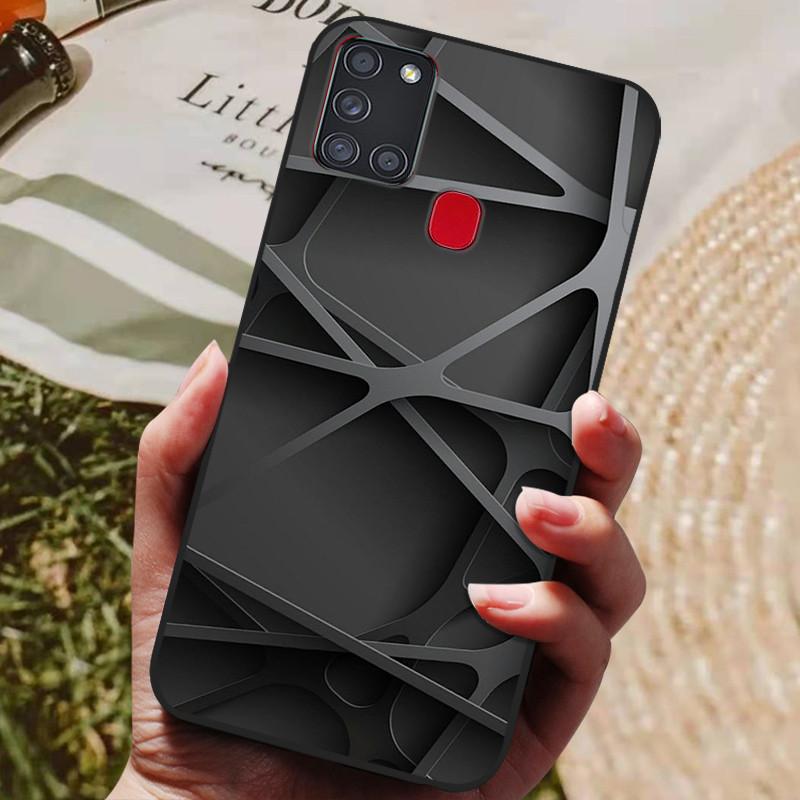 For Samsung A21S Case Phone Cover Silicone Soft TPU Back Cover for Samsung Galaxy A21S Case A 21S A21 S A217F Fundas Bumper