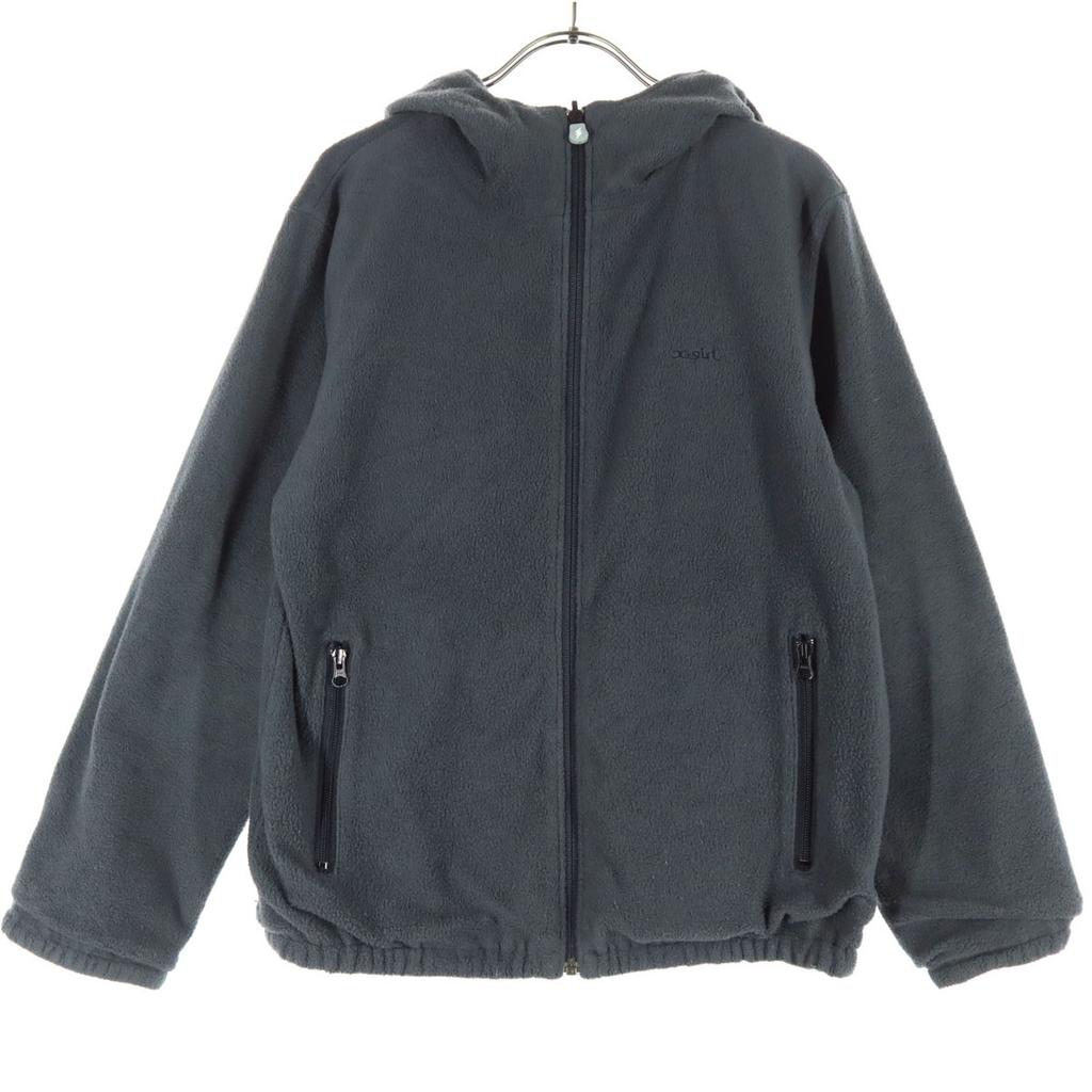 X-girl made in Japan One point logo Long sleeve Nylon jacket 1 reversible Women Used