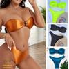 2023 Sexy U & V-vormig Metalen Bikini Dames Badkleding