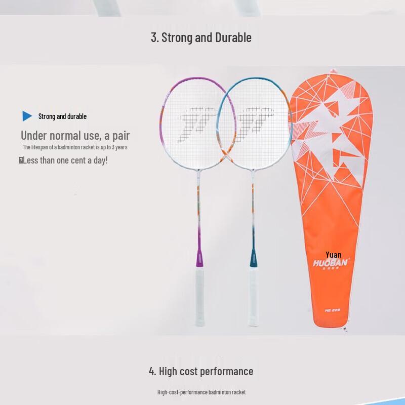 Sports Partner HB209 Badminton Racket Set