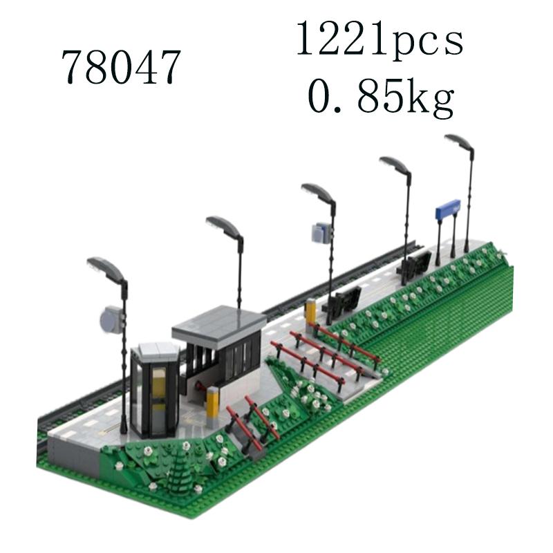 

Точечная сборка мелких деталей строительные блоки MOC-78047 1221 шт. Городская постройка Платформа для поезда Образовательная игрушка Строительная модель Подарок PDF Guide by Email