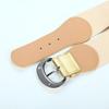 Cloth Stretchy Cummerbunds PU Wide Waist Belt Simple Female Waistband  Women