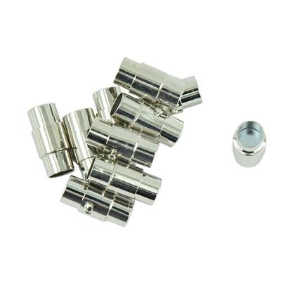 10 ensembles de colle cuir-Kumihimo dans un fermoir magnétique, Bracelet à verrouillage coulissant, bricolage 4mm