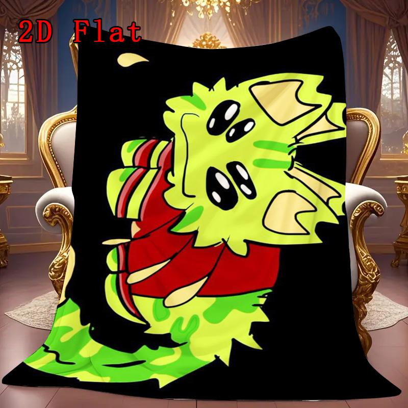 Gnarpy 2D Flat Pattern Flannel Blanket High quality All Seasons Warmth and Comfort Perfect for Christmas Gifts.NMT0928067