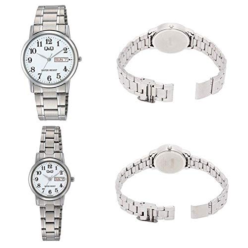 [Citizen Q&Q] Pair Watch Lightweight Waterproof Cheap Men's & Women's A206A207-204 Watch