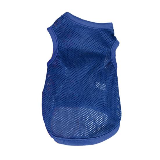 Yousheng Dog Shirt Plain Breathable Mesh Fabric Quick Drying Puppy T-Shirt for Summer