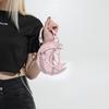 Moon Shape Rivet Chain Bag Women's Handbag
