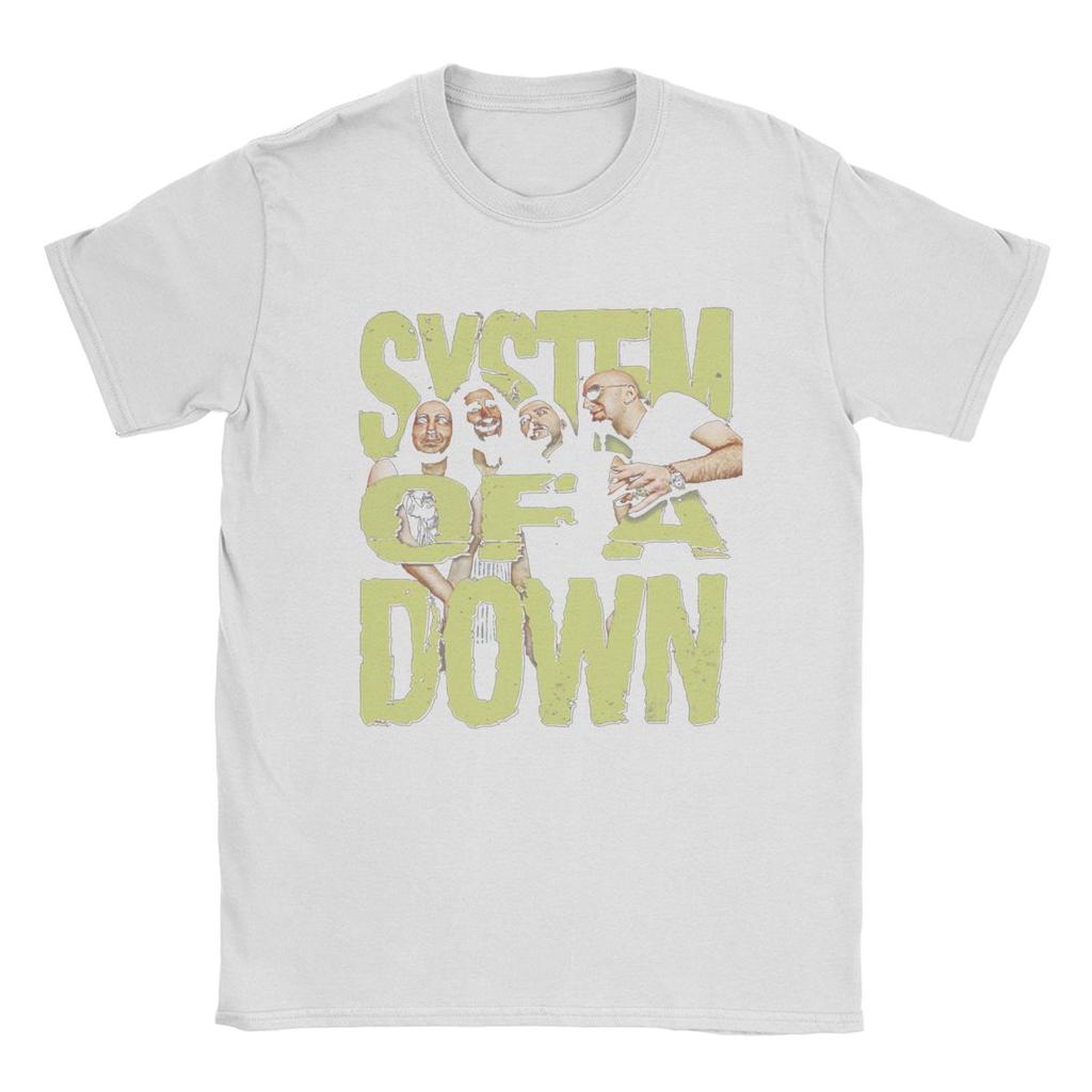 System Of A Down Merch T-shirt för Män Kvinnor metal Fantastisk 100% Bomull Grafiskt Tryckt Kläder