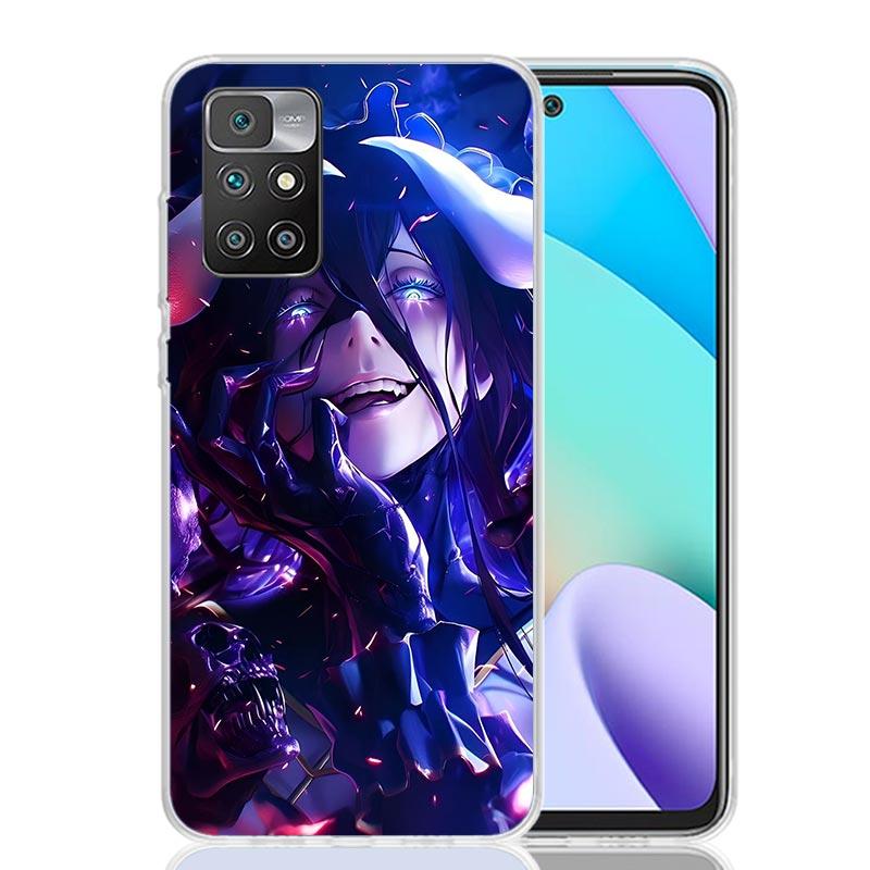 Albedo Overlord Anime Phone Case For Xiaomi 14C 13C 12C 13 12 10 10A 10C 9 9A 9C 9T 8 8A 7 7A 6 6A K70 Pro K60 K40 K20 14C 13C 1