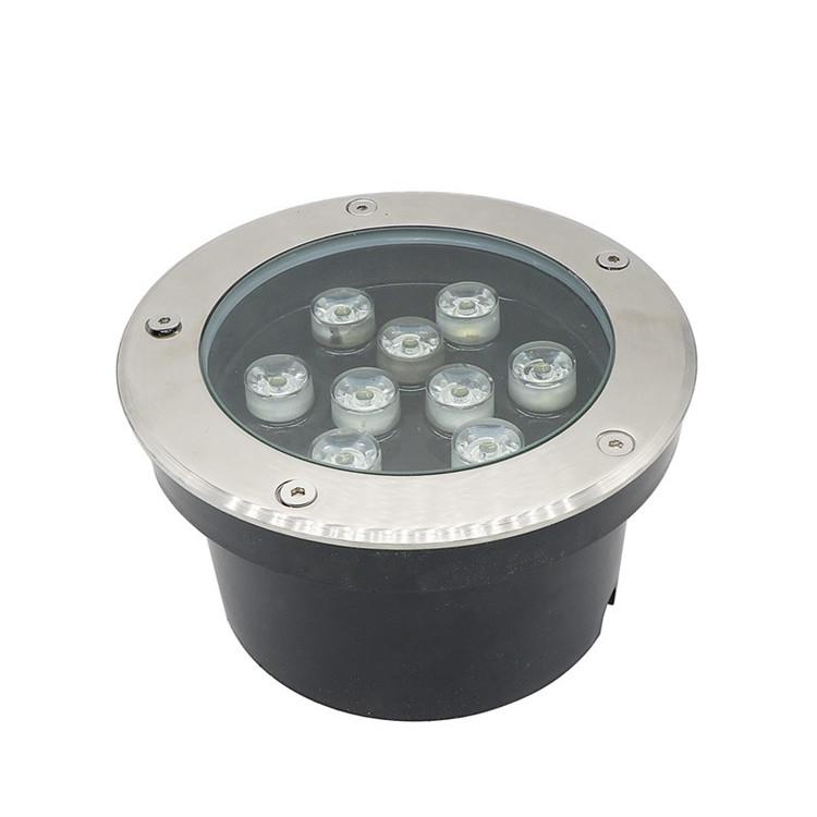 Outdoor Garden Light Stainless Steel Material IP67 White Light 9W LED Underground Light