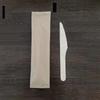 ZISIZ 14cm Disposable Wooden Cutlery 4-Piece Set