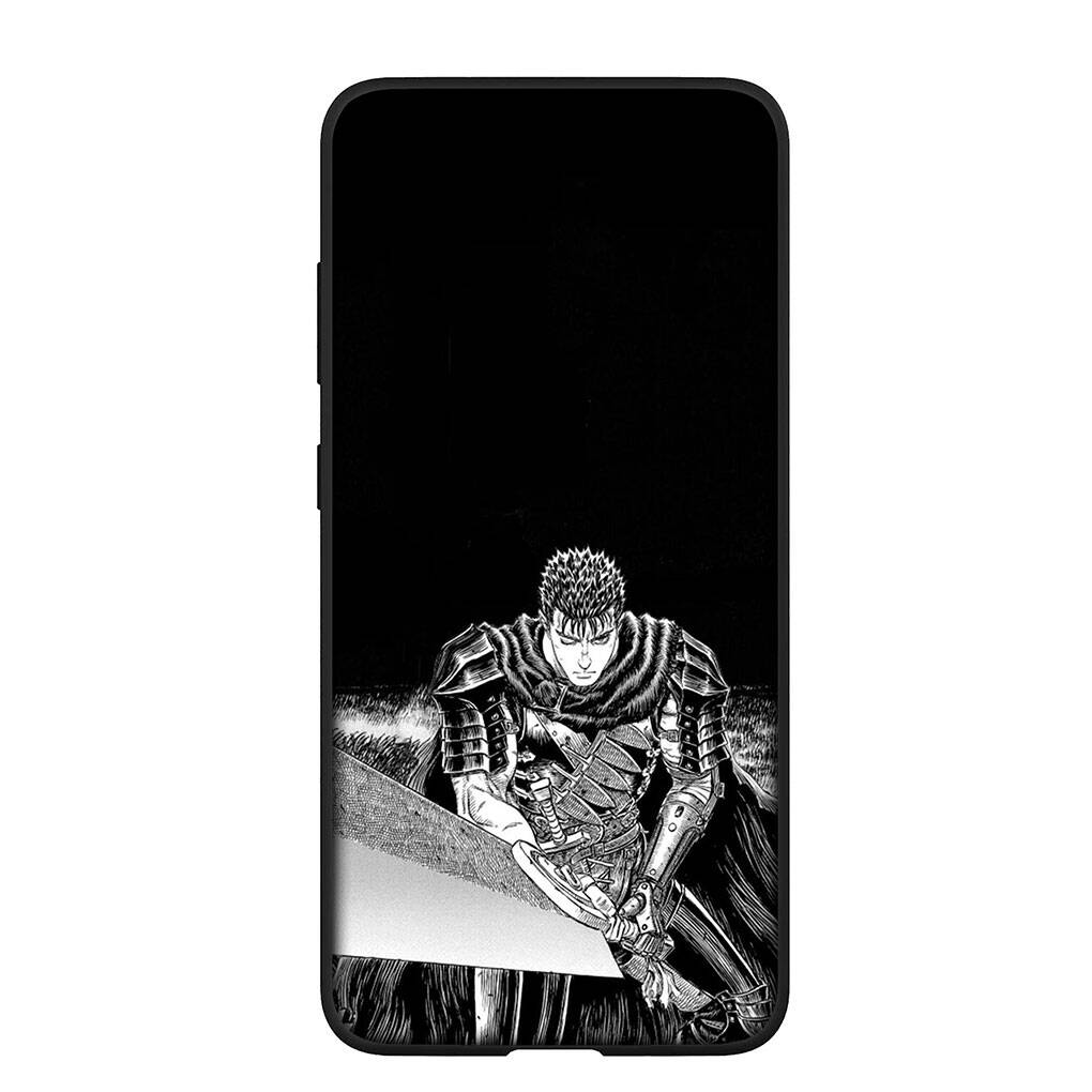 Phone Case for Samsung Galaxy S25 S23 S22 S24 Ultra FE S9 A05 A06 A15 A16 A36 A37 A35 A34 A52 A54 A55 A56 A57 A25 A26 A53 A17 Anime Berserk Guts Cover