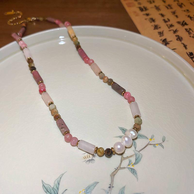 Collana con Perline per Clavicola Resort Bohemien - Accessorio di Moda di Lusso Leggero di Alta Gamma