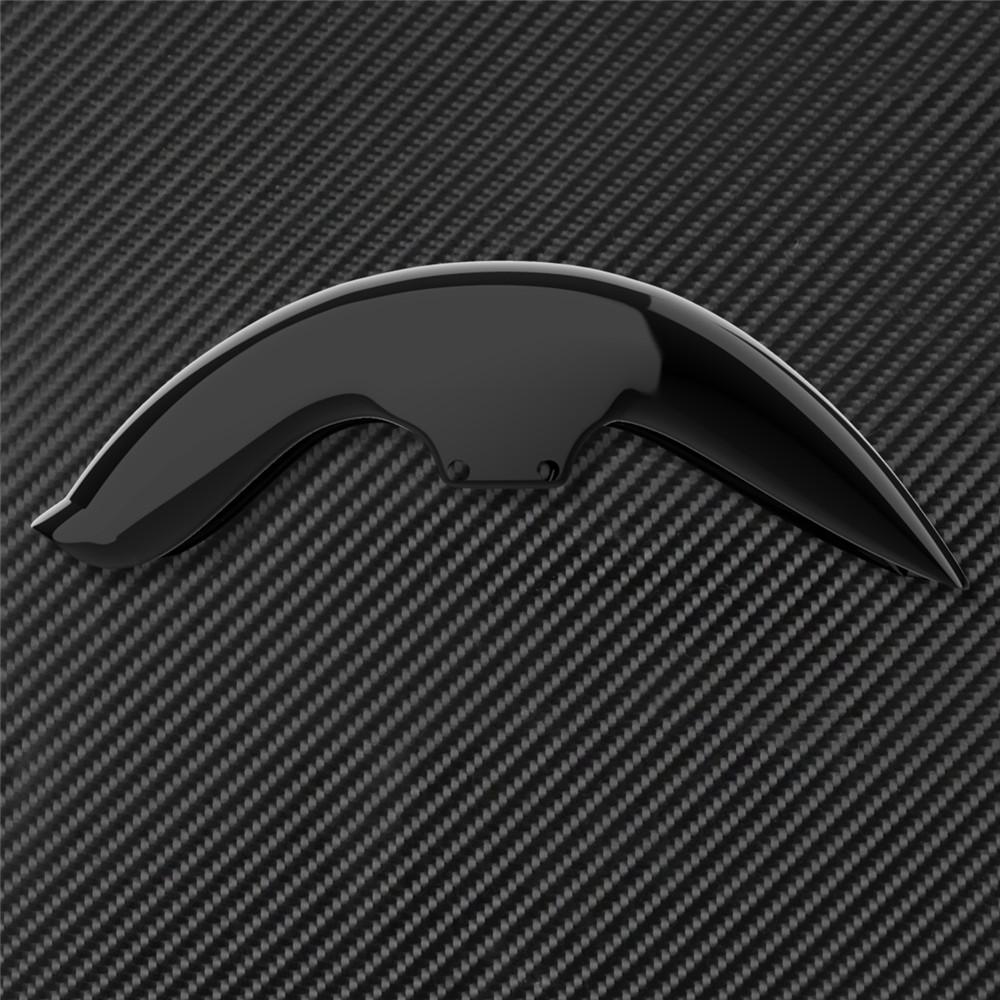 Motorcycle Gloss Black Front Fender Mudguards ABS Plastic Cover For Harley Softail 2006-2017 Fat Boy Special FLSTF 1450