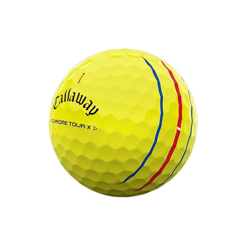 Callaway Chrome Tour X Triple Track Golf Balls Yellow 3-Pack