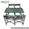 Jinfu Outdoor Heavy-Duty Folding Table & Chair Sets