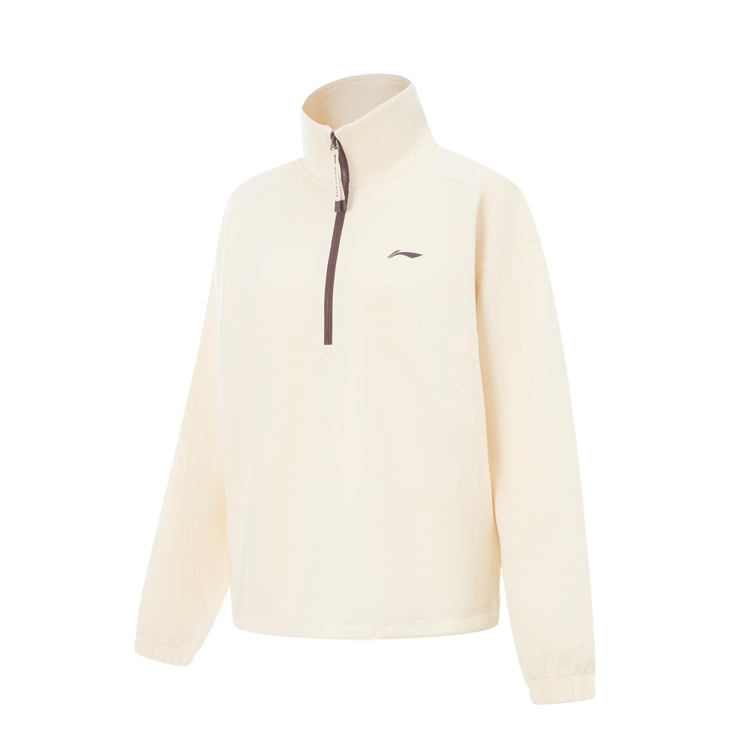 

Li Ning Серия Фитнес Однотонный Мягкий Дышащий Универсальный Свободный Свитшот Женский Свитшот AWDVC28-9 XS