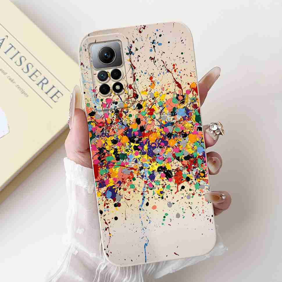 For Xiaomi Redmi Note 12 Pro 4G Case Colorful Painted Cover Soft Slim Phone Case For Redmi Note12 Pro 12Pro 4G Back Cover Capa