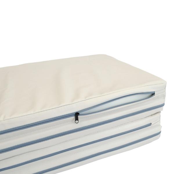 Gymnastic Mattress Gamma 200X100X10Four-Piece Beige