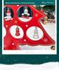 Wooden Christmas Tree Tabletop Display and Mini Figurines - Creative Gifts for Kids