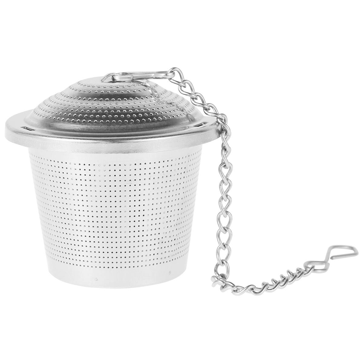 

Чайный фильтр с цепочкой и крючком, высококачественный фильтр для чая, ультратонкое сито для чая, многофункциональное пищевое ситечко для чая