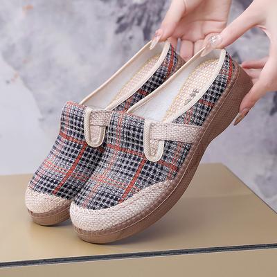 Women's Summer 2025 New Flat Shoes Ladies Fashion Comfortable Breathable Casual Shoes Outdoor Travel  Shoes